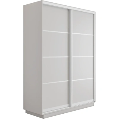 Экспресс 2-х дверный 4 секции (ЛДСП) (Белый снег 1200х2200х440 Экспресс 45 2х Белый профиль)